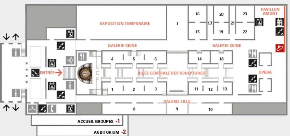 Kartta Musée d ' Orsay
