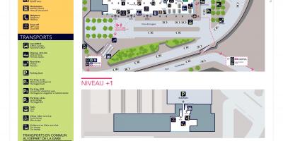 Kartta Bercy-autoasema
