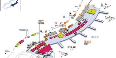 Kartta CDG airport terminal 2C