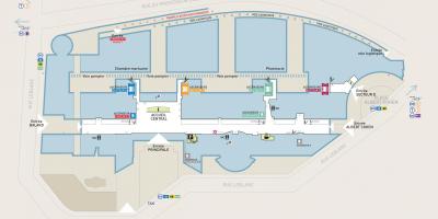 Kartta Georges-Pompidou sairaala