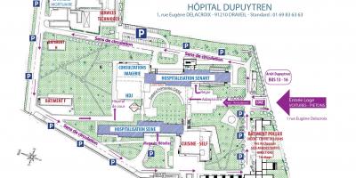 Kartta Joffre-Dupuytren sairaala