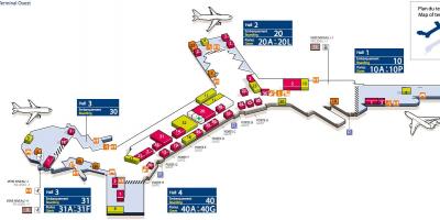 Kartta West Orly lentokenttä