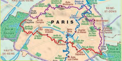 Pariisin kartta patikointi