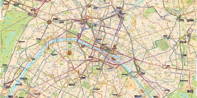 Pariisin kartta linja
