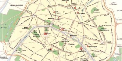 Kartta Pariisin Puistot