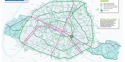 Pariisin kartta pyörä