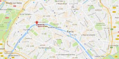 Kartta Pariisin viemäreihin