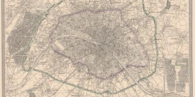 Pariisin kartta 1850