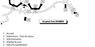 Kartta Paul Doumer sairaala