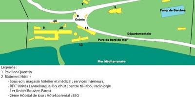 Kartta San Salvadour sairaala