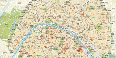 pariisi kartta tulostettava Pariisin Kaupungin Kartta Kaikki Pariisin Kaupungin Karttoja pariisi kartta tulostettava